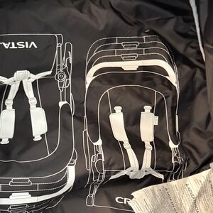 Additional pics only VISTA/CRUISER Black Stroller Travel bag (not 4 sale)